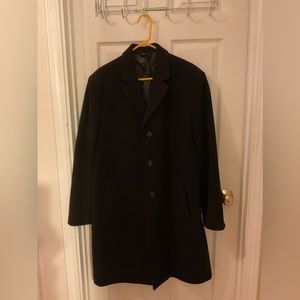 Long Classy Wool/Cashmere dress over coat trench coat